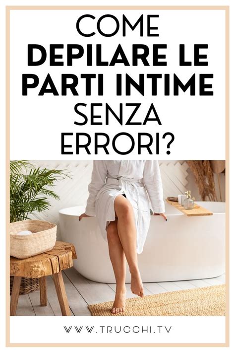 inguine depilato